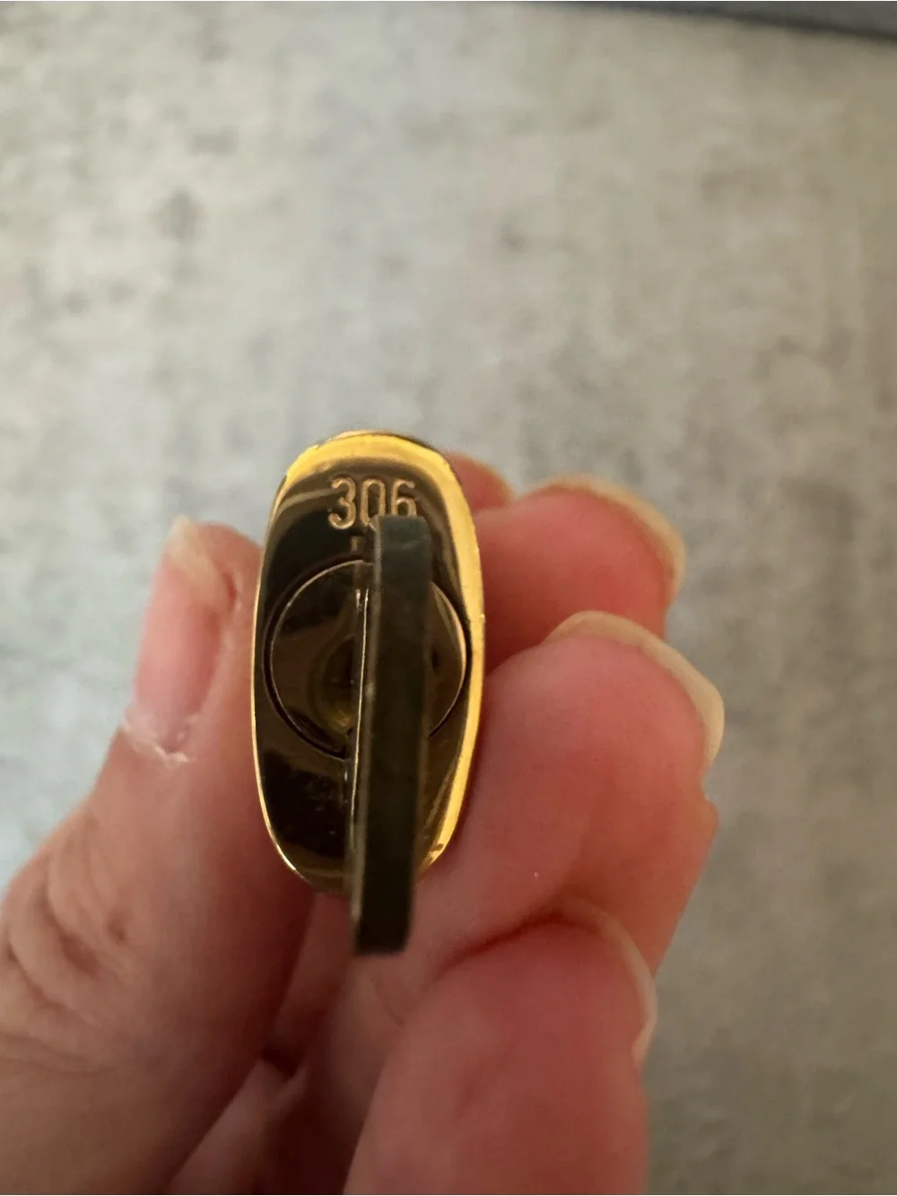 Louis Vuitton Gold Tone Padlock with Key #306